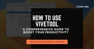 How to use vivetools