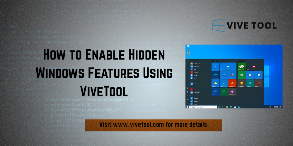 How to Enable Hidden Windows Features