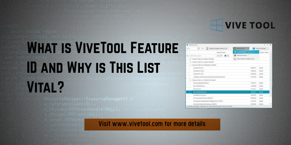 What is ViveTool Feature ID
