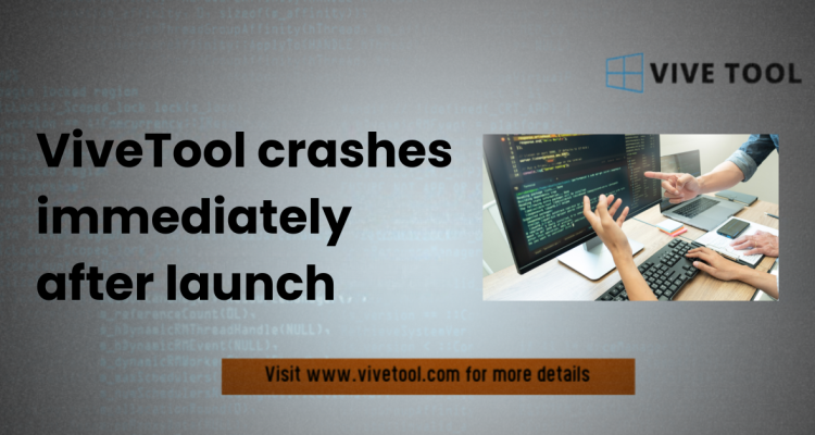 ViveTool crashes immediately after launch