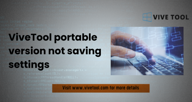 ViveTool portable version not saving settings